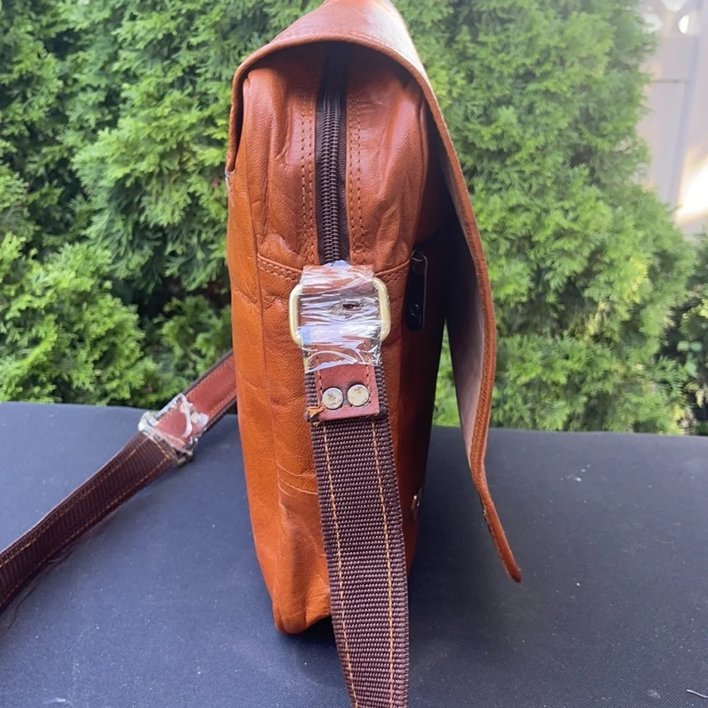 Urban leather satchel